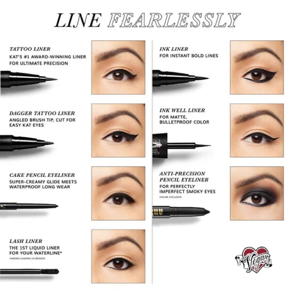 Kat Von D Makeup 23 Kat Von D Ink Well Longwear Matte Eyeliner